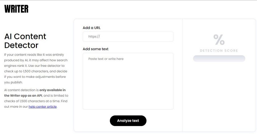 Writer AI Content Detector